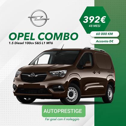 OPEL COMBO 1.5 Diesel 100 CV S&S L1 MT6 Noleggio L.T. - huvudbild